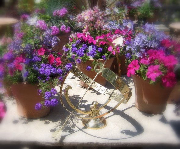 Astrolabe with flowers